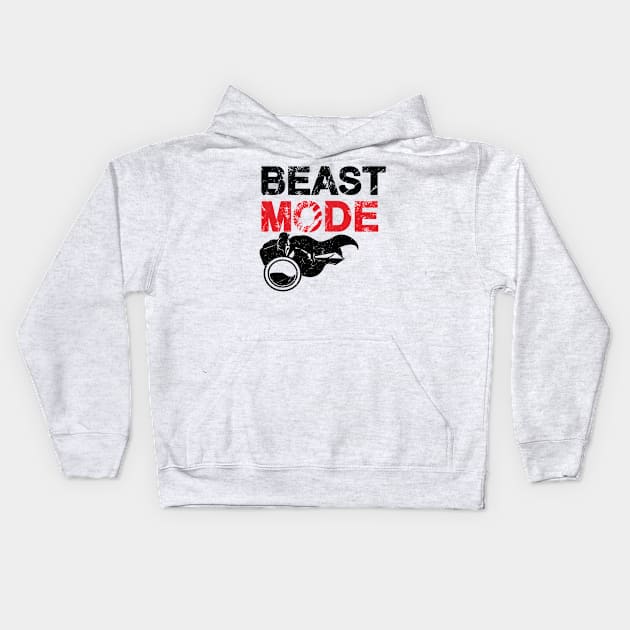 Beast mode unlock Kids Hoodie by Boss creative